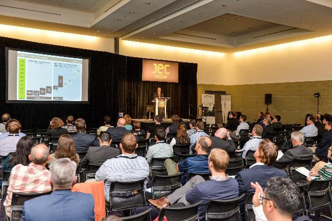 The first day of the Forum focused on design, optimization and simulation, while the second day underlined mass production and cost-reduction of composites in aeronautics and automotive. © JEC Group